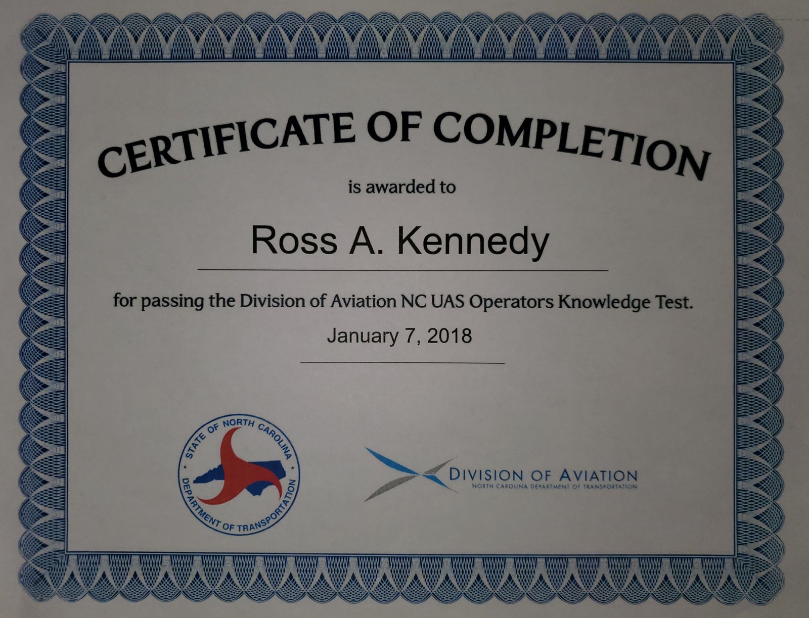 North Carolina UAS operations knowledge